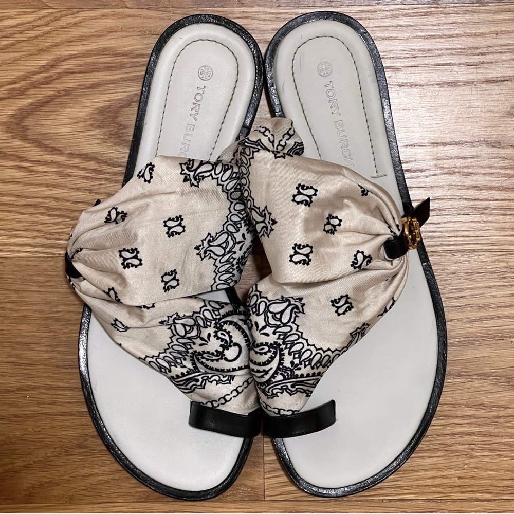 Tory Burch Selby Scarf Sandal